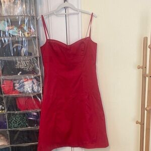 J. Crew Vibrant Red Dress